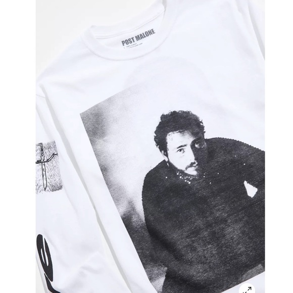 Urban Outfitters Post Malone Runaway Tour Long Sleeve Tee - Picture 4 of 7